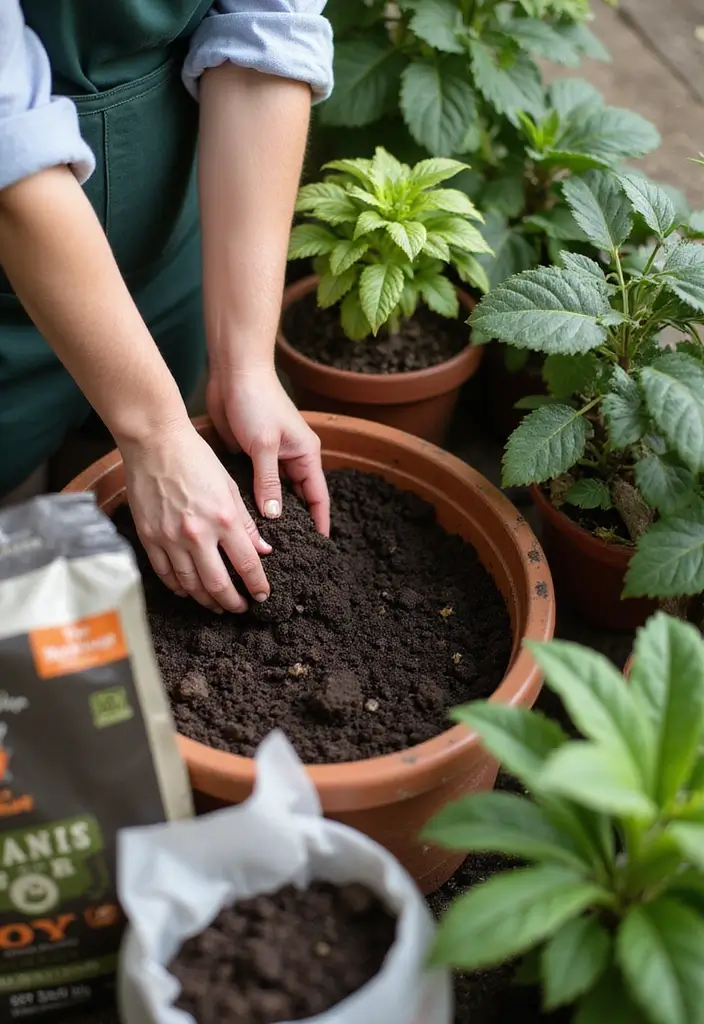 10 Balcony Gardening Tips for Beginners - 4. Use Quality Potting Soil