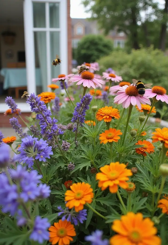 10 Balcony Gardening Tips for Beginners - 9. Attract Pollinators with Flowers