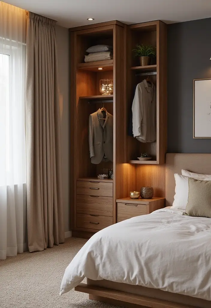 10 Bedroom Wardrobe Designs That Maximize Storage - 3. Corner Wardrobe Solutions