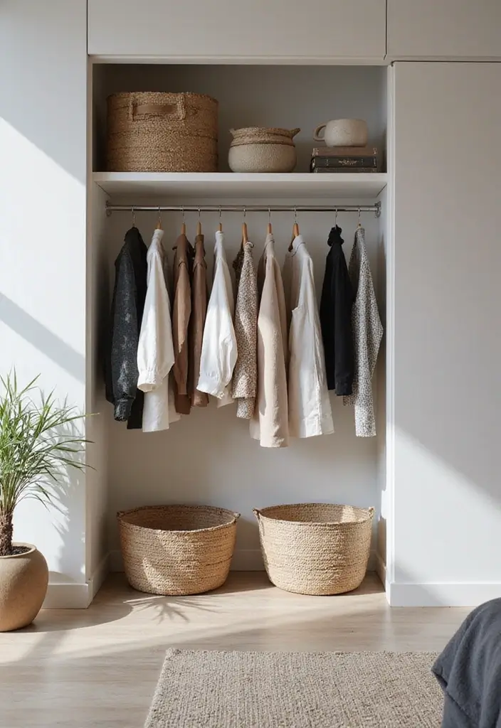 10 Bedroom Wardrobe Designs That Maximize Storage - 4. Open Wardrobe Concepts