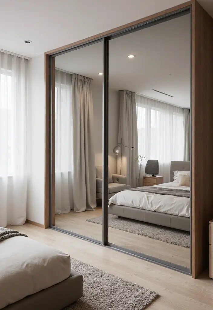 10 Bedroom Wardrobe Designs That Maximize Storage - 7. Sliding Door Wardrobe Designs