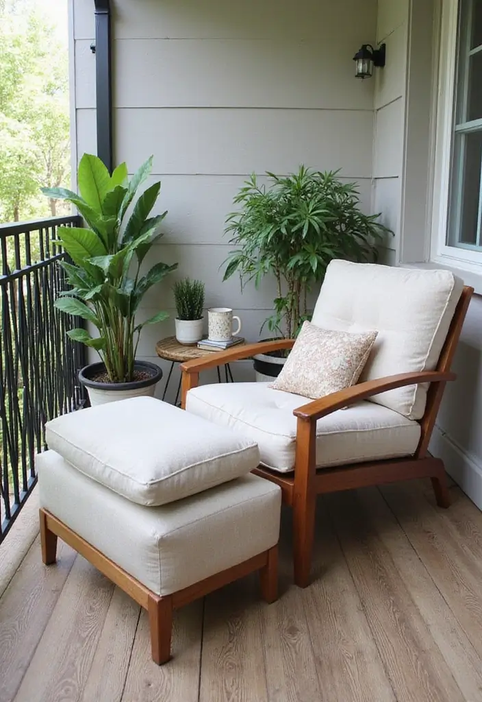 10 Best Balcony Chairs for Outdoor Relaxation - 10. Multi-Purpose Ottoman Chair