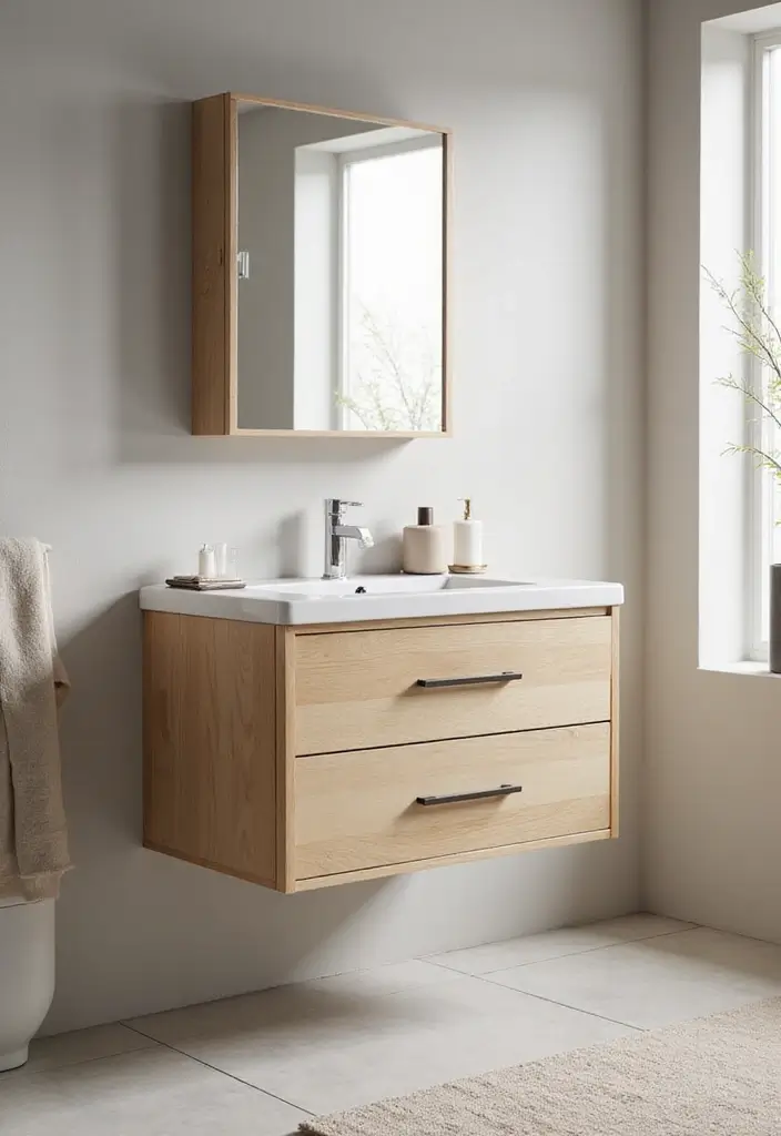 10 Best Bathroom Cabinets for Organized Spaces - 1. The Minimalist Charm