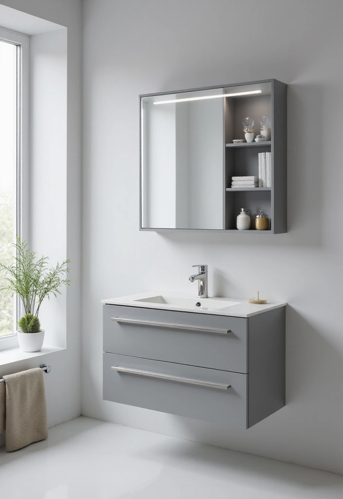 10 Best Bathroom Cabinets for Organized Spaces - 3. Sleek and Modern