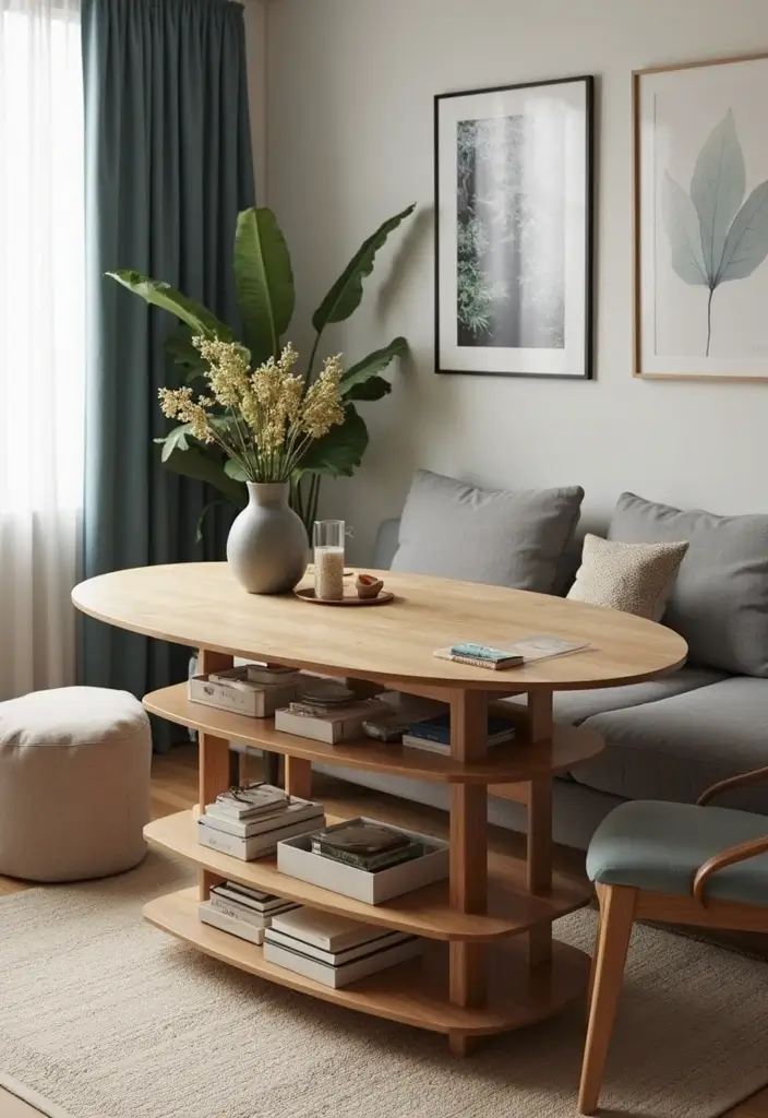 10 Best Dining Room Round Tables for Small Spaces - 10. Multi-Functional Round Table