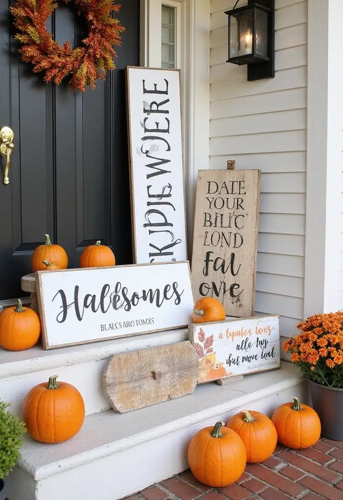 10 Best Fall Decor Finds at Hobby Lobby - 10. Personalized Fall Signs