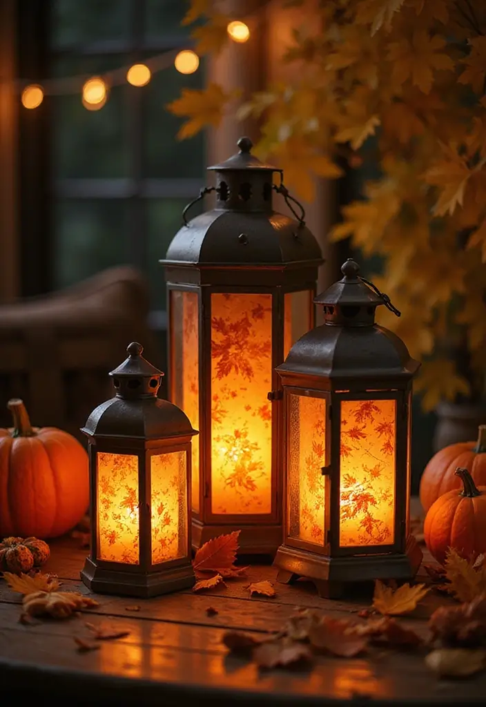 10 Best Fall Decor Finds at Hobby Lobby - 8. Fall-Inspired Lanterns