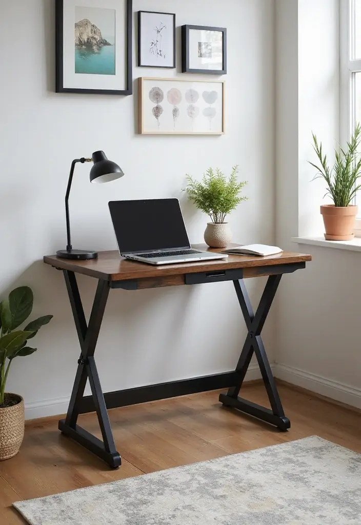 10 Best Home Office Desks for Small Spaces - 1. The Foldable Desk