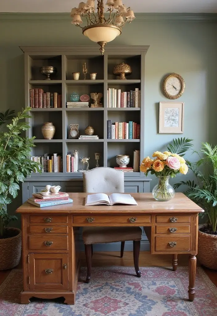 10 Best Home Office Desks for Small Spaces - 9. Vintage-Inspired Desks