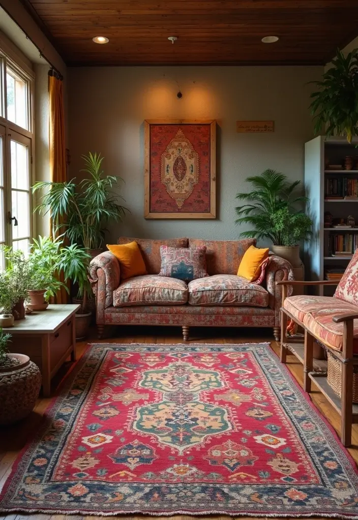 10 Best Living Room Rugs for Every Style - 2. Vintage Kilim Rugs