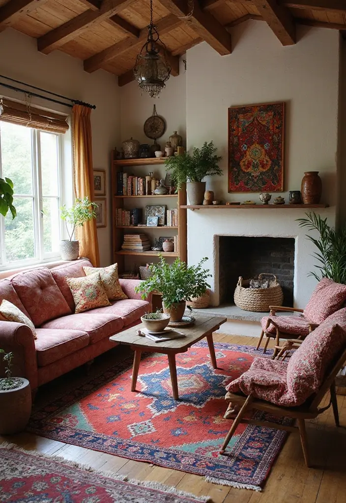 10 Best Living Room Rugs for Every Style - 4. Bohemian Area Rugs