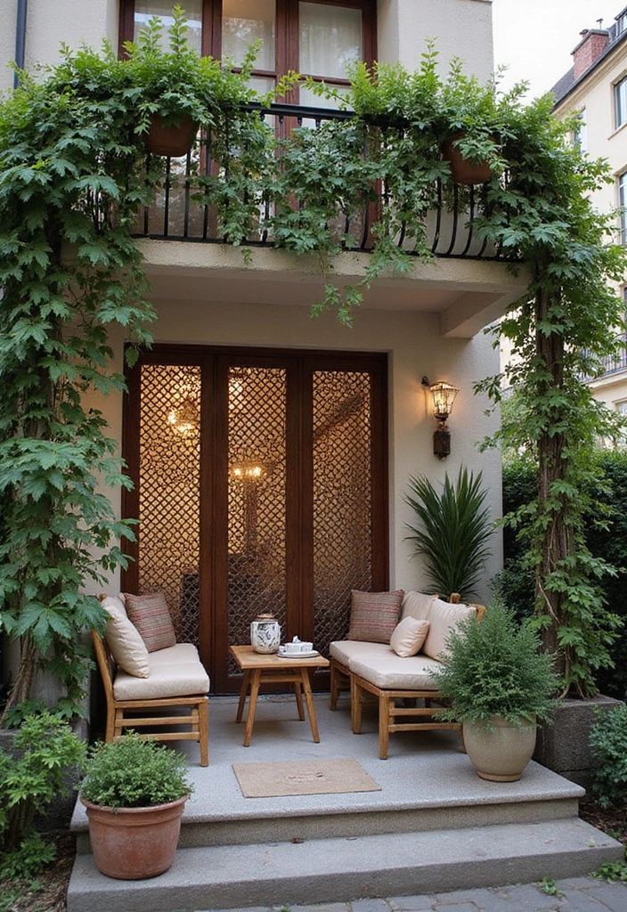 10 Creative Balcony Privacy Screen Solutions - 4. Lattice Screens