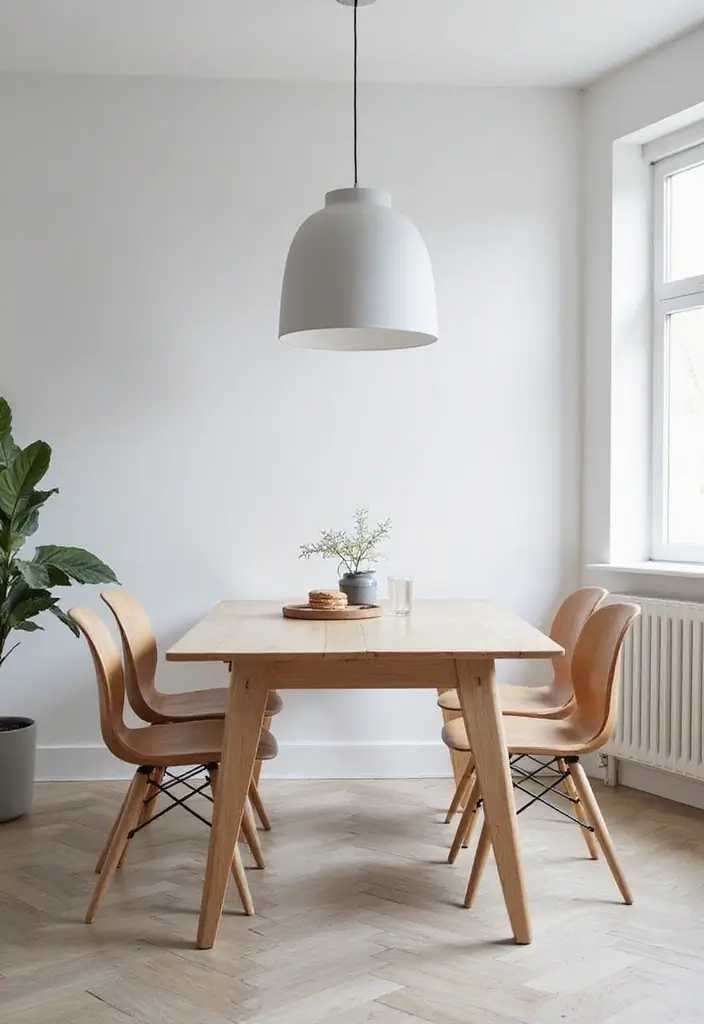 10 Dining Room Interiors to Inspire You - 3. Minimalist Chic