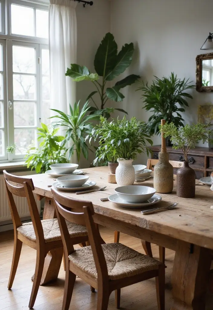 10 Dining Room Interiors to Inspire You - 5. Natural Elements