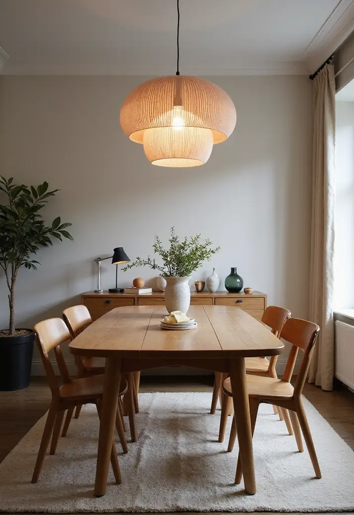 10 Dining Room Interiors to Inspire You - 6. Statement Lighting