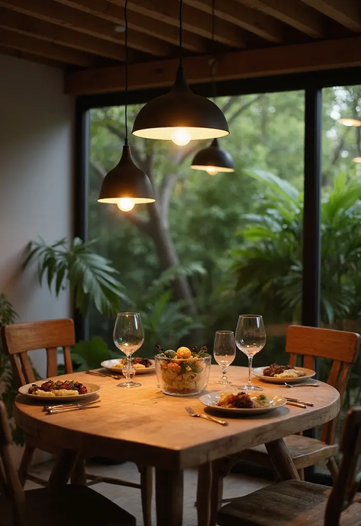 10 Dining Room Light Fixtures That Wow - 10. Sustainable Solar-Powered Fixtures