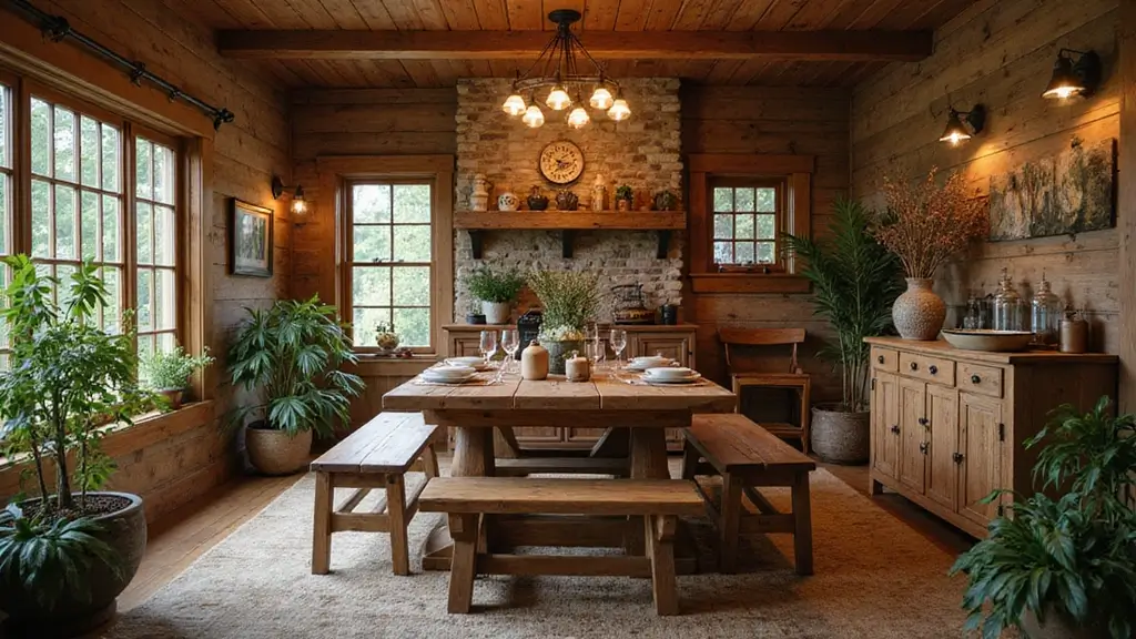 10 Dining Room Tables with Benches for Family Meals