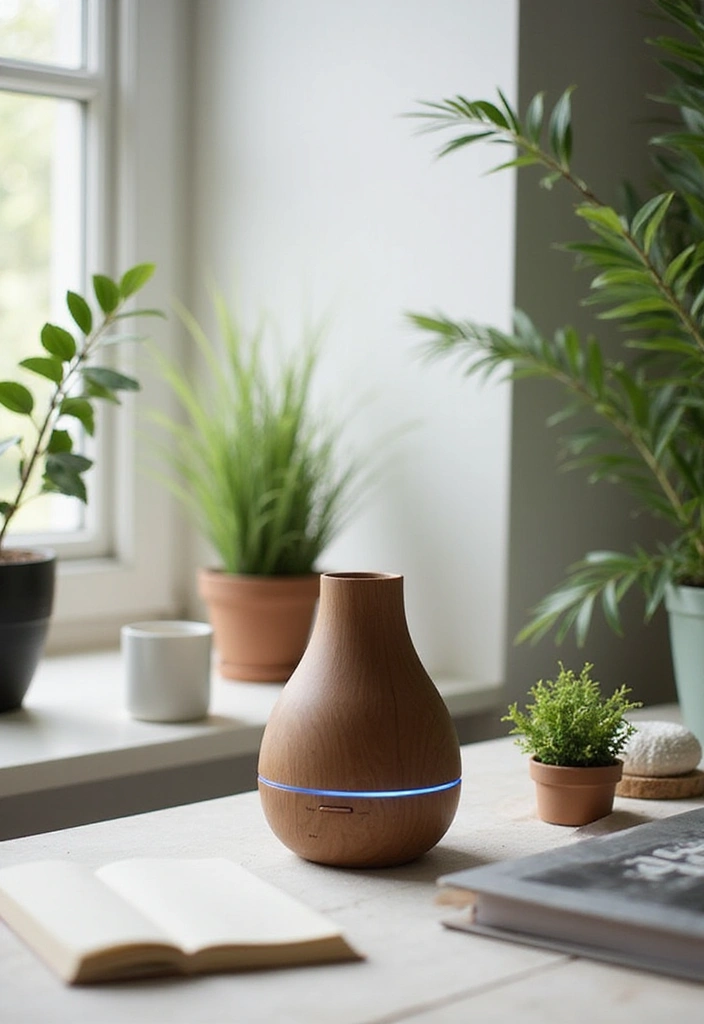 10 Home Office Decor Tips for a Productive Day - 10. Keep It Fresh with Aromatherapy