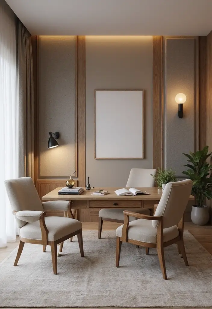10 Home Office Decor Tips for a Productive Day - 9. Optimize Acoustics