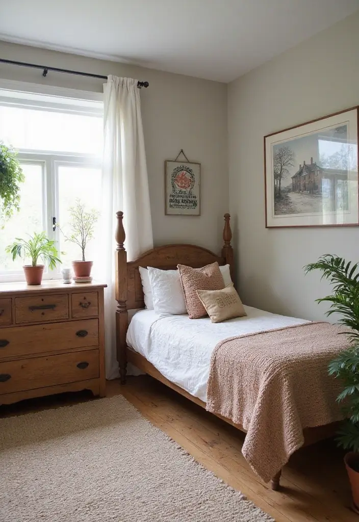 10 Incredible Bedroom Makeover Stories - 1. The Upcycled Vintage Haven
