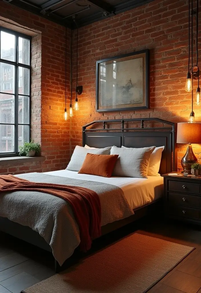 10 Incredible Bedroom Makeover Stories - 5. The Industrial Chic Retreat
