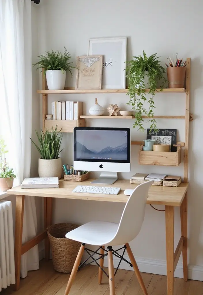 10 Inspiring Home Office Design Ideas for an Eco-Friendly Workspace - 10. Curate a Functional Workspace