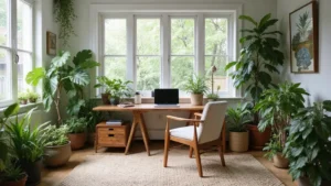 10 Inspiring Home Office Design Ideas for an Eco-Friendly Workspace