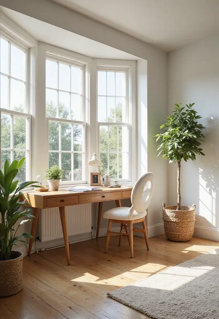 10 Inspiring Home Office Design Ideas for an Eco-Friendly Workspace - 4. Maximize Natural Light