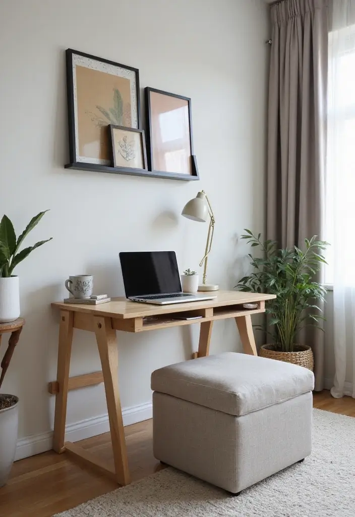 10 Inspiring Home Office Design Ideas for an Eco-Friendly Workspace - 5. Create a Multi-functional Space