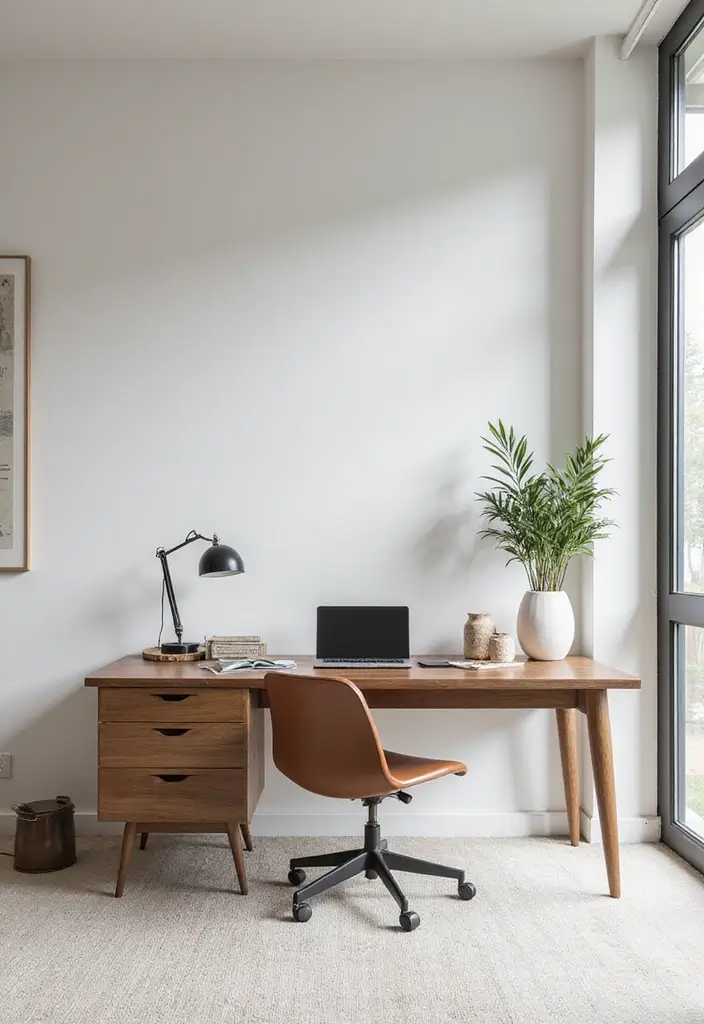 10 Inspiring Home Office Design Ideas for an Eco-Friendly Workspace - 8. Embrace Minimalist Design