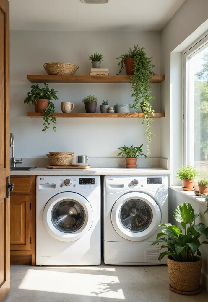 10 Inspiring Laundry Room Makeover Stories - 5. Eco-Friendly Oasis