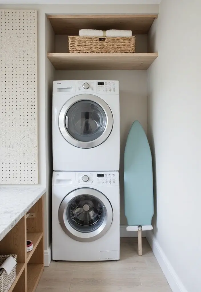 10 Inspiring Laundry Room Makeover Stories - 6. Chic and Compact