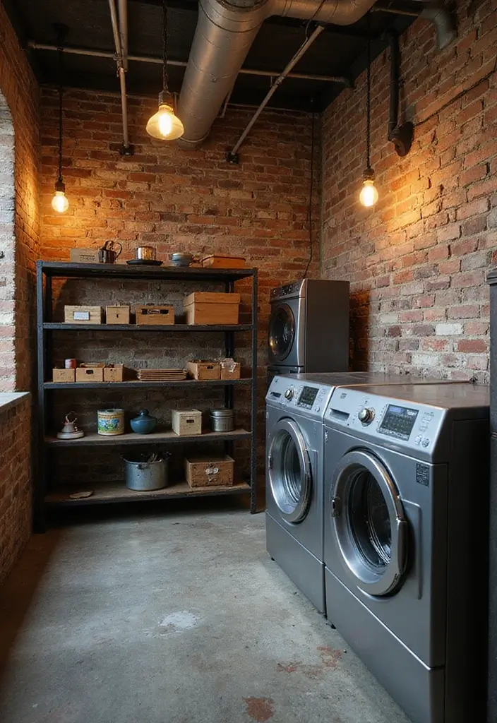 10 Inspiring Laundry Room Makeover Stories - 8. Urban Industrial