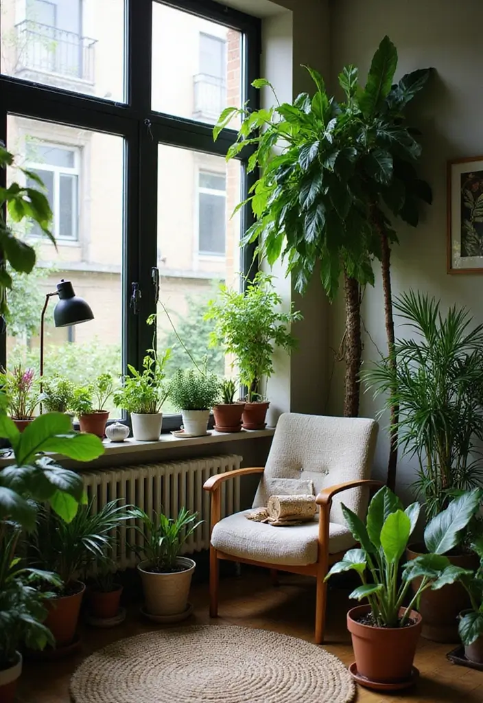 10 Inspiring Small Apartment Tours You’ll Love - 2. Urban Jungle Escape