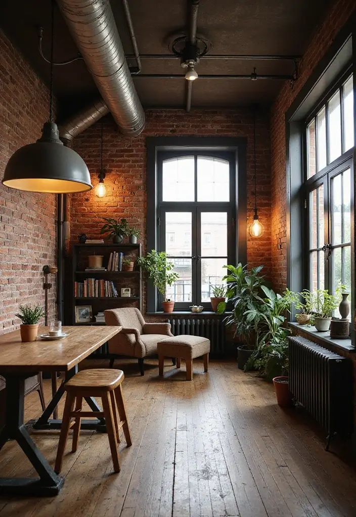 10 Inspiring Small Apartment Tours You’ll Love - 5. Industrial Chic