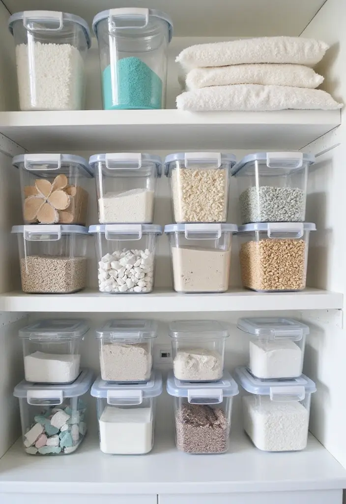 10 Laundry Room Organizer Products You Need - 8. Clear Storage Containers