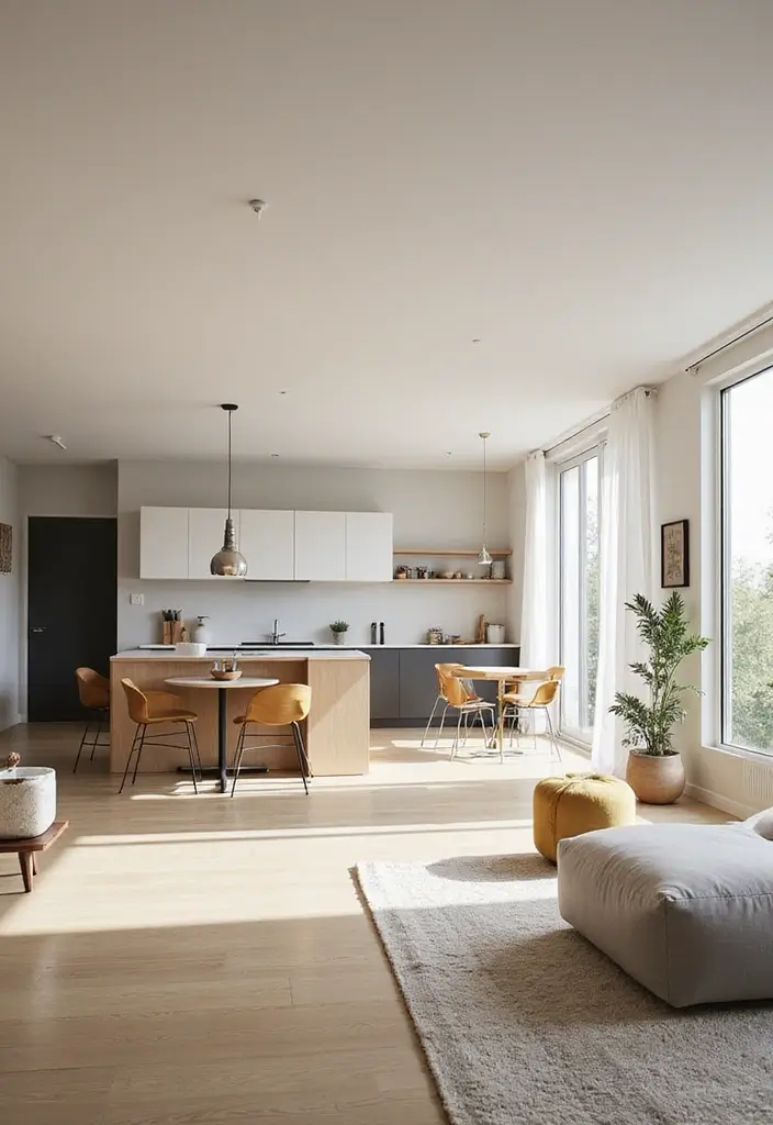 10 Minimalist Home Plan Inspirations - 1. The Open Concept Haven