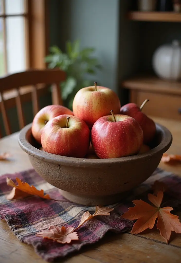 10 Simple Fall DIY Decor Anyone Can Make - 7. Apple Picking Decor