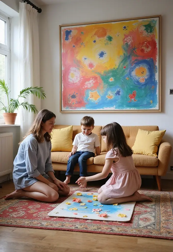 10 Stunning Wall Art Painting Inspirations - 9. Interactive Art