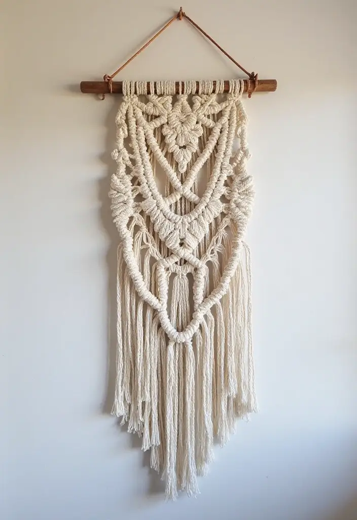 10 Wall Art Ideas DIY for Creative Souls - 5. DIY Macramé Wall Art