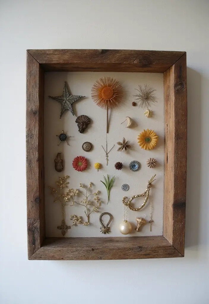 10 Wall Art Ideas DIY for Creative Souls - 9. Shadow Box Art