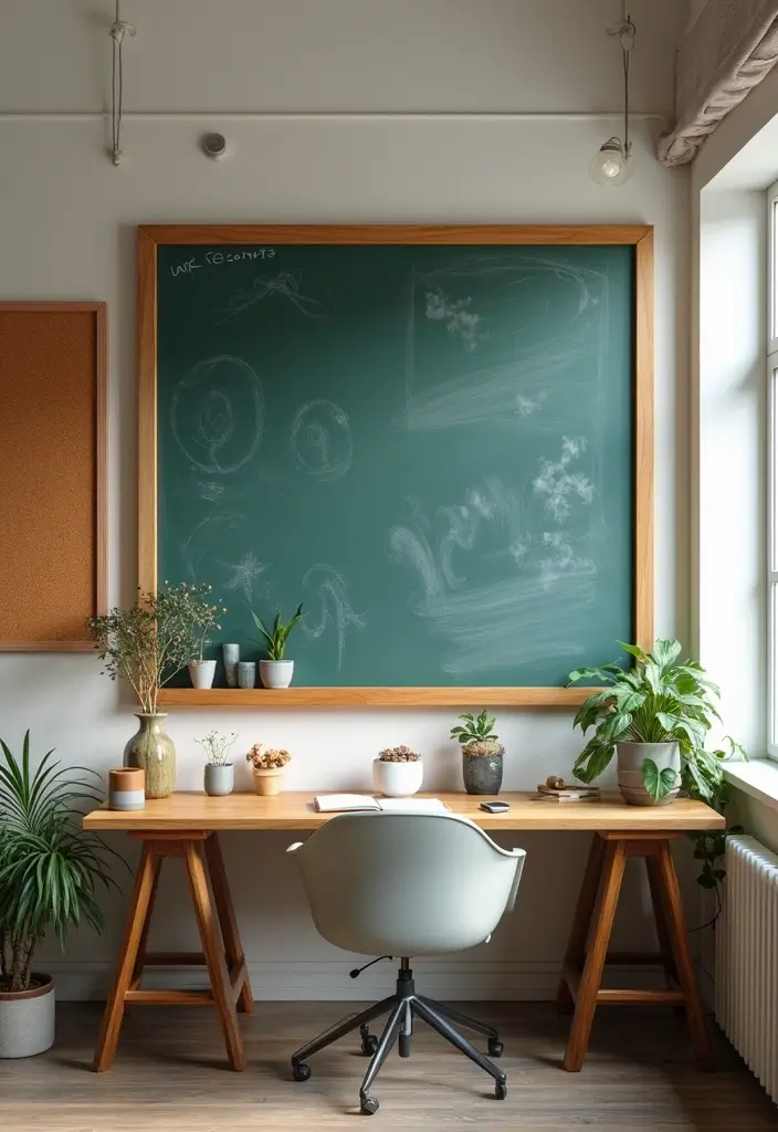 10 Wall Art for Office Spaces That Motivate - 9. Interactive Wall Art