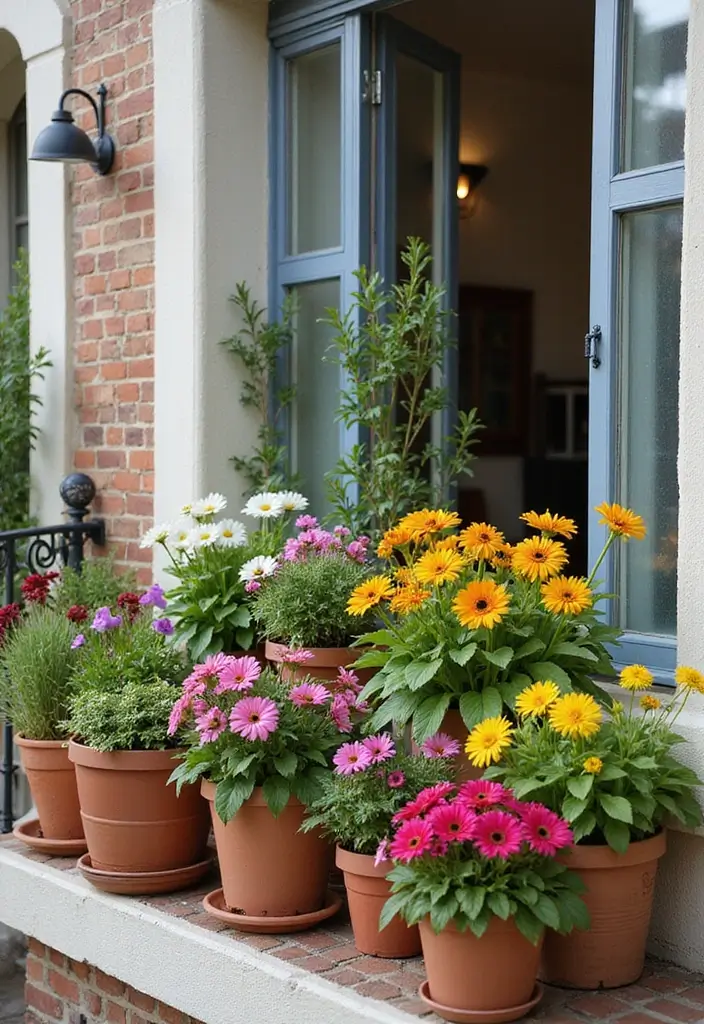 12 Balcony Garden Ideas for Green Living - 3. Container Gardening for Flexibility