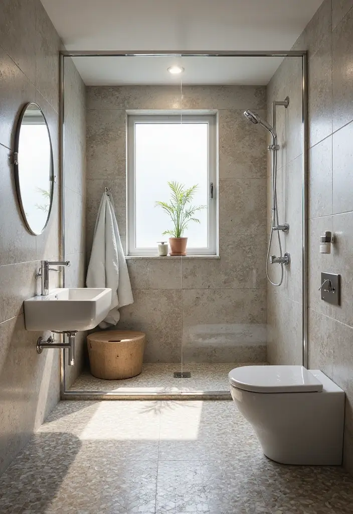 12 Bathroom Tiles Design Ideas for a Luxe Look - 6. Geometric Patterned Tiles
