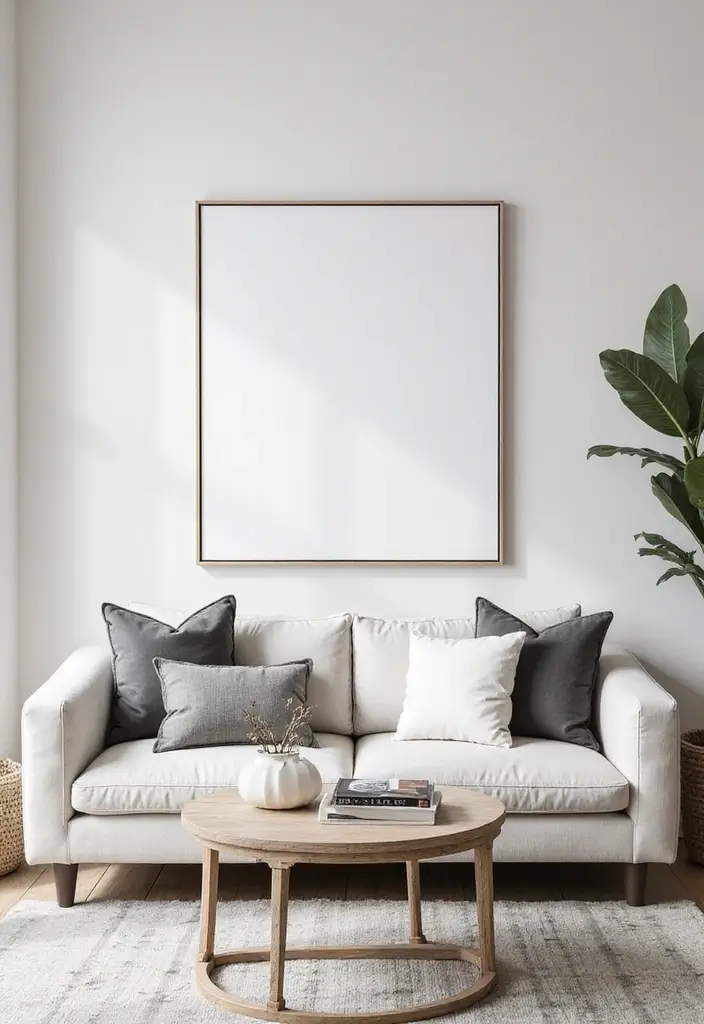 12 Canvas Wall Art Picks for Modern Homes - 1. Monochromatic Masterpiece