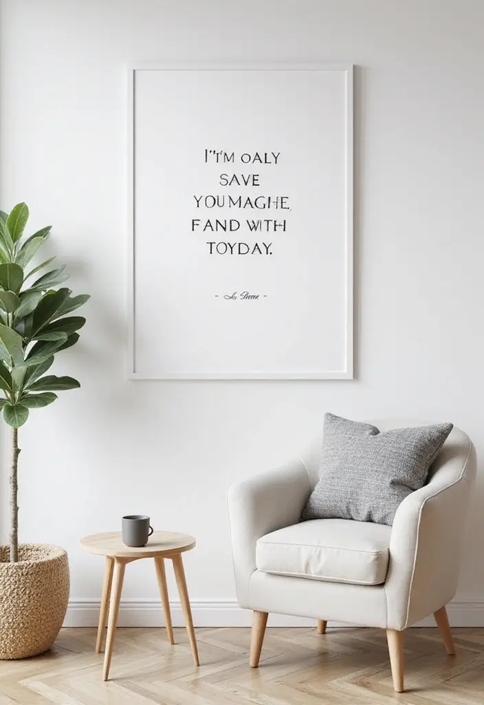 12 Canvas Wall Art Picks for Modern Homes - 10. Artistic Quotes