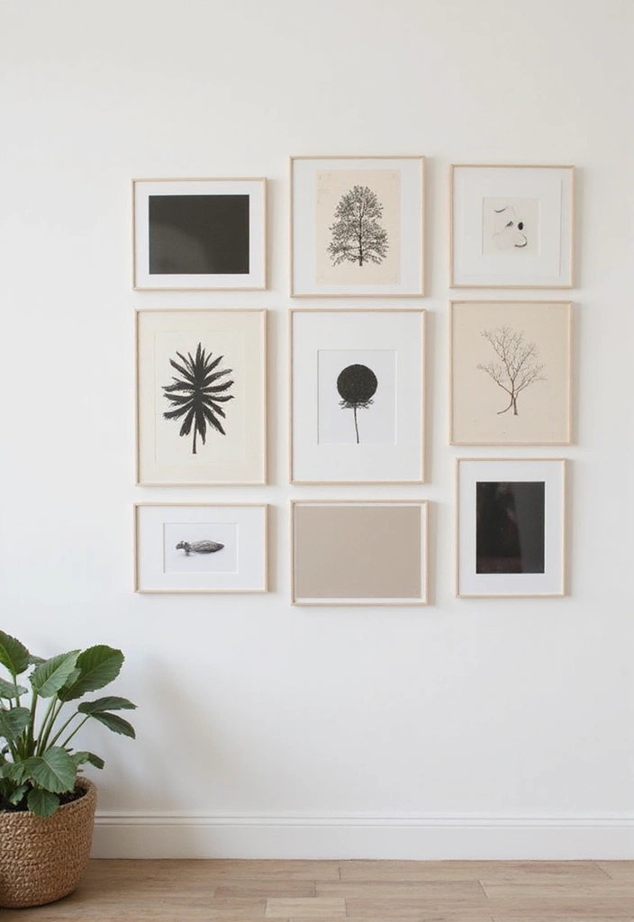 12 Canvas Wall Art Picks for Modern Homes - 11. Minimalist Collages