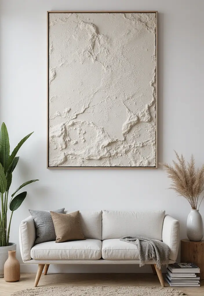 12 Canvas Wall Art Picks for Modern Homes - 6. Textured Abstracts