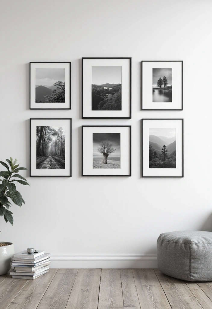 12 Canvas Wall Art Picks for Modern Homes - 8. Black and White Photography