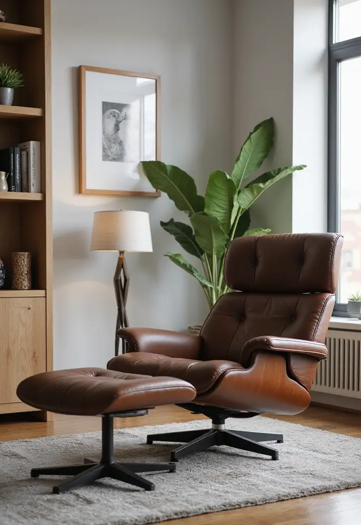 12 Comfortable Living Room Chairs for Relaxation - 4. Stylish Recliner